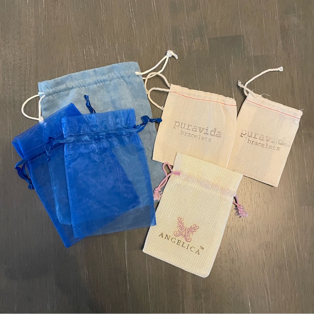 JEWELRY BAG SET OF 6